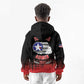 Tuskegee Red Tails Airmen WWII Tribute Kid Hoodie 332nd Fighter Group - Black - African Pride