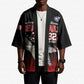 Tuskegee Red Tails Airmen WWII Tribute Kimono 332nd Fighter Group - Black
