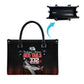 Tuskegee Red Tails Airmen WWII Tribute Leather Bag 332nd Fighter Group - Black
