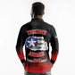 Tuskegee Red Tails Airmen WWII Tribute Long Sleeve Polo Shirt 332nd Fighter Group - Black - African Pride