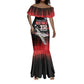 Tuskegee Red Tails Airmen WWII Tribute Mermaid Dress 332nd Fighter Group - Black - African Pride