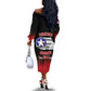 Tuskegee Red Tails Airmen WWII Tribute Off The Shoulder Long Sleeve Dress 332nd Fighter Group - Black - African Pride