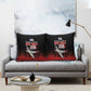 Tuskegee Red Tails Airmen WWII Tribute Pillow Cover 332nd Fighter Group - Black