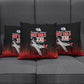 Tuskegee Red Tails Airmen WWII Tribute Pillow Cover 332nd Fighter Group - Black