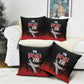 Tuskegee Red Tails Airmen WWII Tribute Pillow Cover 332nd Fighter Group - Black