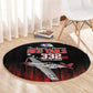 Tuskegee Red Tails Airmen WWII Tribute Round Carpet 332nd Fighter Group - Black - African Pride