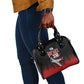 Tuskegee Red Tails Airmen WWII Tribute Shoulder Handbag 332nd Fighter Group - Black - African Pride