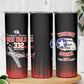 Tuskegee Red Tails Airmen WWII Tribute Skinny Tumbler 332nd Fighter Group - Black - African Pride