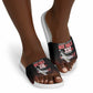 Tuskegee Red Tails Airmen WWII Tribute Slide Sandals 332nd Fighter Group - Black
