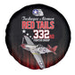 Tuskegee Red Tails Airmen WWII Tribute Spare Tire Cover 332nd Fighter Group - Black - African Pride