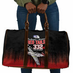 Tuskegee Red Tails Airmen WWII Tribute Travel Bag 332nd Fighter Group - Black