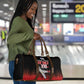 Tuskegee Red Tails Airmen WWII Tribute Travel Bag 332nd Fighter Group - Black