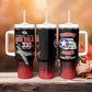 Tuskegee Red Tails Airmen WWII Tribute Tumbler With Handle 332nd Fighter Group - Black - African Pride