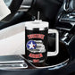 Tuskegee Red Tails Airmen WWII Tribute Tumbler With Handle 332nd Fighter Group - Black - African Pride