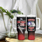 Tuskegee Red Tails Airmen WWII Tribute Tumbler With Handle 332nd Fighter Group - Black - African Pride