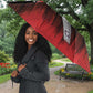 Tuskegee Red Tails Airmen WWII Tribute Umbrella 332nd Fighter Group - Black
