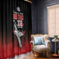 Tuskegee Red Tails Airmen WWII Tribute Window Curtain 332nd Fighter Group - Black - African Pride