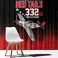 Tuskegee Red Tails Airmen WWII Tribute Window Curtain 332nd Fighter Group - Black - African Pride