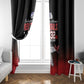 Tuskegee Red Tails Airmen WWII Tribute Window Curtain 332nd Fighter Group - Black - African Pride