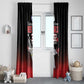 Tuskegee Red Tails Airmen WWII Tribute Window Curtain 332nd Fighter Group - Black - African Pride