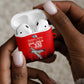 Tuskegee Red Tails Airmen WWII Tribute AirPods Case 332nd Fighter Group - Red