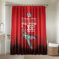 Tuskegee Red Tails Airmen WWII Tribute Bathroom Set 332nd Fighter Group - Red