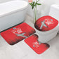 Tuskegee Red Tails Airmen WWII Tribute Bathroom Set 332nd Fighter Group - Red