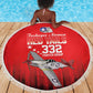 Tuskegee Red Tails Airmen WWII Tribute Beach Blanket 332nd Fighter Group - Red - African Pride