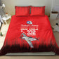 Tuskegee Red Tails Airmen WWII Tribute Bedding Set 332nd Fighter Group - Red - African Pride