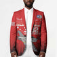 Tuskegee Red Tails Airmen WWII Tribute Blazer 332nd Fighter Group - Red