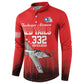 Tuskegee Red Tails Airmen WWII Tribute Button Sweatshirt 332nd Fighter Group - Red