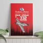 Tuskegee Red Tails Airmen WWII Tribute Canvas Wall Art 332nd Fighter Group - Red - African Pride