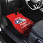 Tuskegee Red Tails Airmen WWII Tribute Car Mats 332nd Fighter Group - Red - African Pride