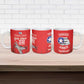 Tuskegee Red Tails Airmen WWII Tribute Ceramic Mug 332nd Fighter Group - Red