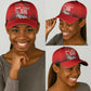 Tuskegee Red Tails Airmen WWII Tribute Classic Cap 332nd Fighter Group - Red - African Pride