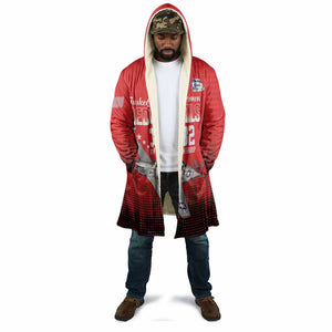 Tuskegee Red Tails Airmen WWII Tribute Cloak 332nd Fighter Group - Red