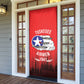 Tuskegee Red Tails Airmen WWII Tribute Door Cover 332nd Fighter Group - Red