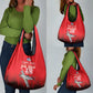 Tuskegee Red Tails Airmen WWII Tribute Grocery Bag 332nd Fighter Group - Red - African Pride