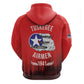 Tuskegee Red Tails Airmen WWII Tribute Hoodie 332nd Fighter Group - Red - African Pride
