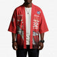 Tuskegee Red Tails Airmen WWII Tribute Kimono 332nd Fighter Group - Red