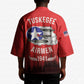 Tuskegee Red Tails Airmen WWII Tribute Kimono 332nd Fighter Group - Red