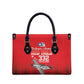 Tuskegee Red Tails Airmen WWII Tribute Leather Bag 332nd Fighter Group - Red