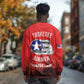 Tuskegee Red Tails Airmen WWII Tribute Long Sleeve Shirt 332nd Fighter Group - Red - African Pride