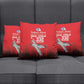 Tuskegee Red Tails Airmen WWII Tribute Pillow Cover 332nd Fighter Group - Red