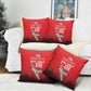 Tuskegee Red Tails Airmen WWII Tribute Pillow Cover 332nd Fighter Group - Red