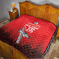 Tuskegee Red Tails Airmen WWII Tribute Quilt 332nd Fighter Group - Red - African Pride