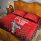 Tuskegee Red Tails Airmen WWII Tribute Quilt Bed Set 332nd Fighter Group - Red - African Pride
