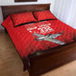Tuskegee Red Tails Airmen WWII Tribute Quilt Bed Set 332nd Fighter Group - Red - African Pride