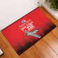 Tuskegee Red Tails Airmen WWII Tribute Rubber Doormat 332nd Fighter Group - Red - African Pride