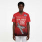 Tuskegee Red Tails Airmen WWII Tribute Scrub Top 332nd Fighter Group - Red - African Pride